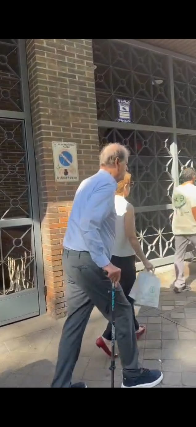 Circula en redes video atribuido a Vicente Fox caminando en Madrid